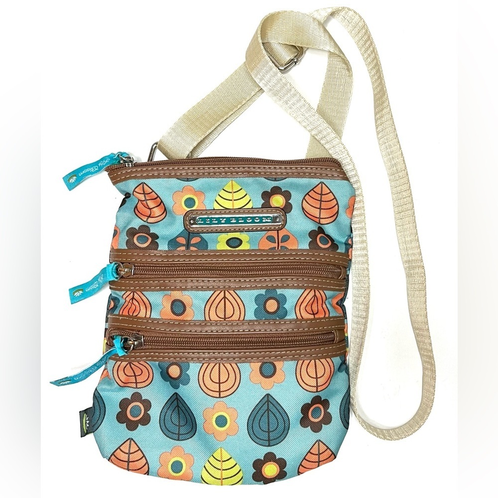Lily Bloom Floral Print Lightweight Crossbody Bag Purse